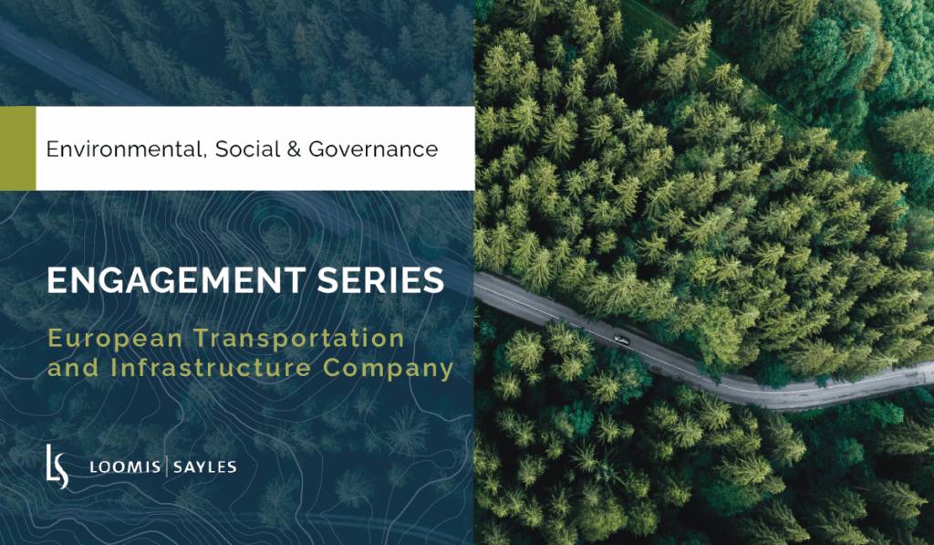 ESG Engagement Series: Transportation & Infrastructure Company