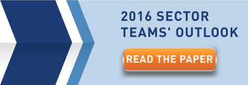 2016 SECTOR TEAMS OUTLOOK